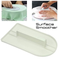 Cake Decorating Smoother Icing Fondant Edge Cheese Butter Scraper Pastry Baking
