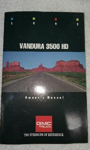 Gmc vandura 3500hd 1993 - gmc,