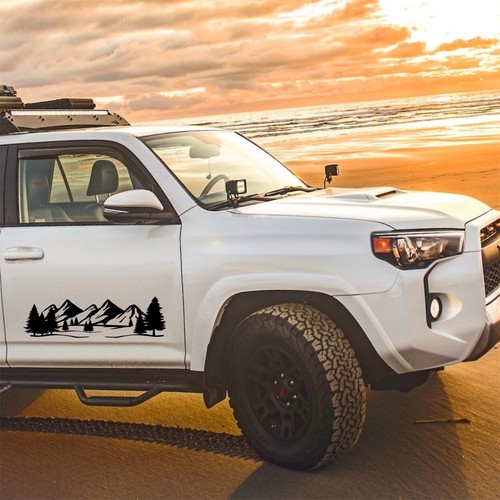 Forest mountains sticker car - mountains,