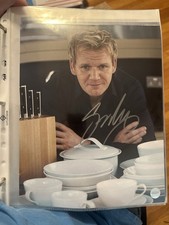 Gordon Ramsay autographed 8x10