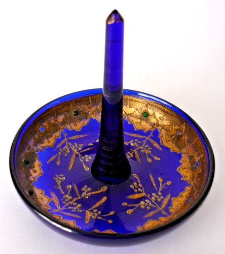 Antique moser cobalt blue - moser,