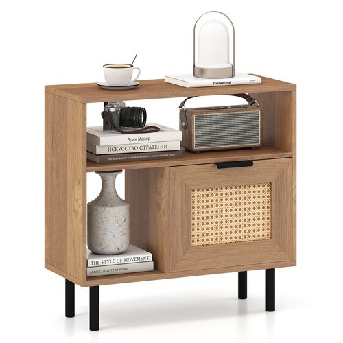 Rattan nightstand side - side, table