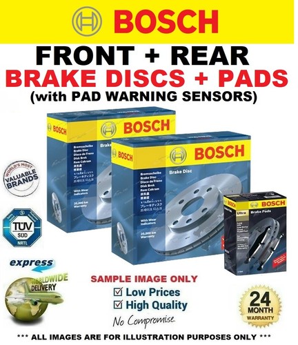 Bosch front rear discs - +,