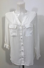 Ladies New Ex TU Shirt  With Turn Up Sleeve Size 8 10 12 14 16 18 20 22 24