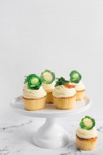 PRECUT Allotment Gardener Vegetable 12 Cupcake Toppers Cake Decorations Birthday