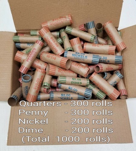 1000 rolls preformed coin - 1000,