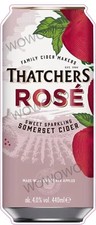 Thatchers rose sweet cider can - rose,