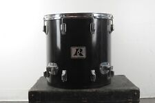 1980s Rogers XP8 16x16 Jet Black Pearl Floor tom