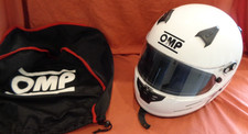 OMP GP8 Evo Carbon Composite Kart Racing Helmet Size XS  X Small  FIA Approved