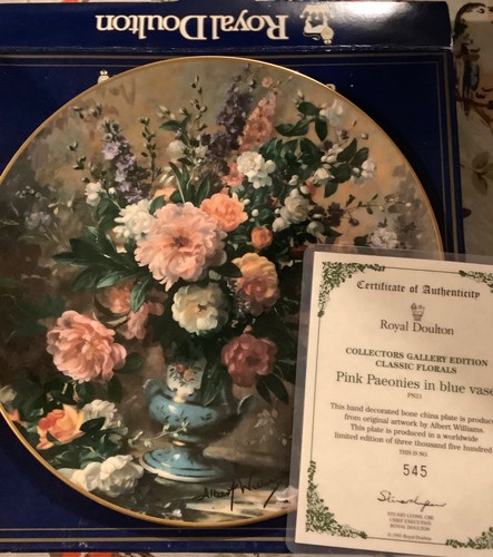 Royal doulton plate pink - doulton,