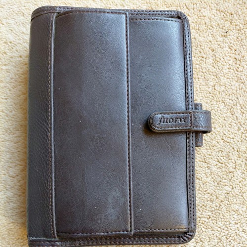 Vintage filofax dark brown - vintage,