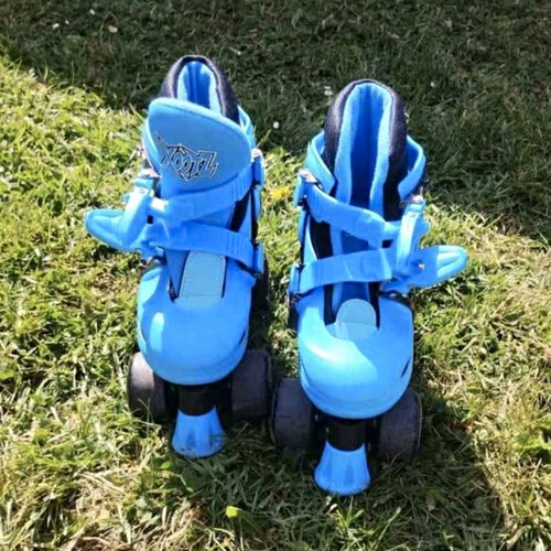 Girls kids blue quad roller - quad,