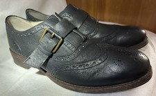 Clarks Black Leather Brogue