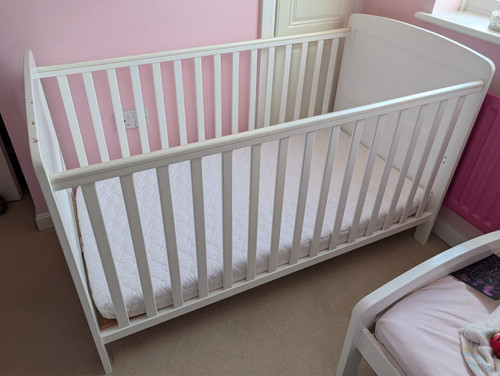 John lewis tara wooden - cot, bed