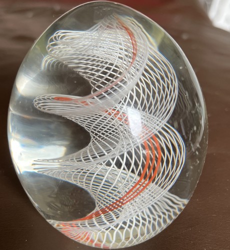 Murano latticino ribboned - murano,