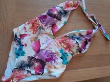 Debenhams MATTHEW WILLIAMSON Butterfly Halterneck (10) Swimming Costume white