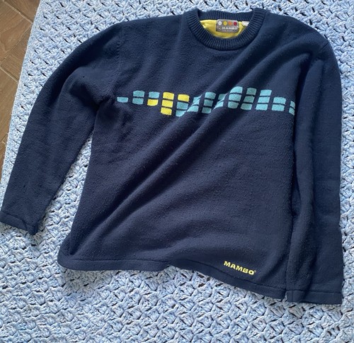 Mambo navy graphic - graphic, sweater
