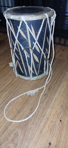 Vintage handcrafted folk dhol - folk,