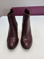 M&S Footglove Burgundy Leather