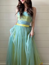 Vintage 1950s Tulle Chiffon +