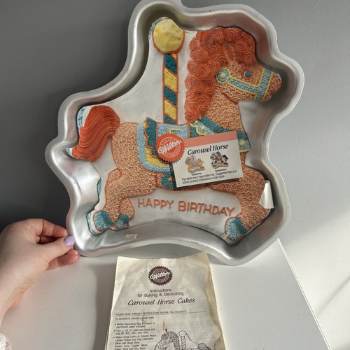 1990 wilton carousel horse - wilton,