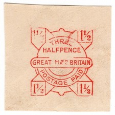 (I.B) George V Postal : Meter Mark 1½d 