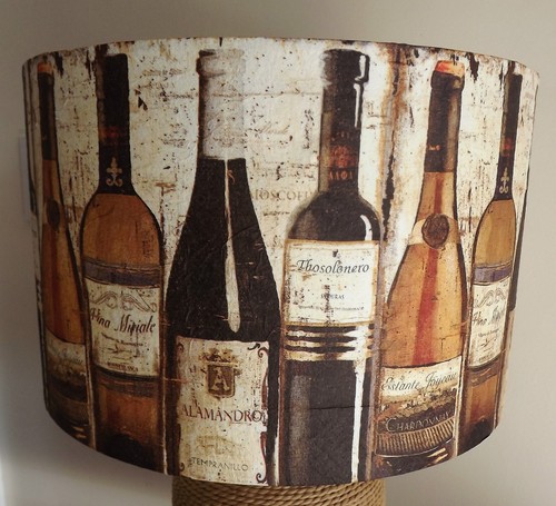 Old wine bottle - bottle, lamp