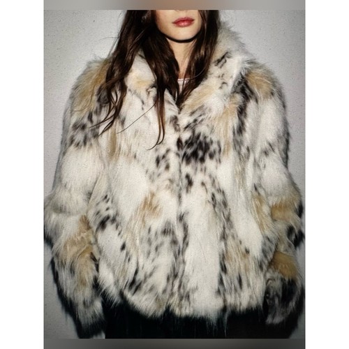 Zara collection faux - zara, fur
