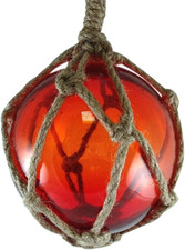 Red Japanese Glass Fishing