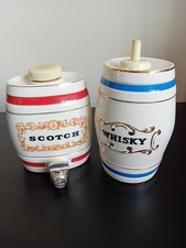 X2 Small Ceramic Barrels Whisky and Scotch Whisky