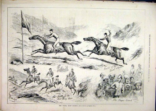 Original old antique print - original,