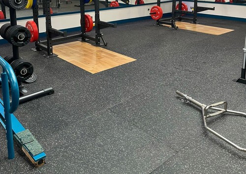 20mm rubber gym flooring tile - 20mm,