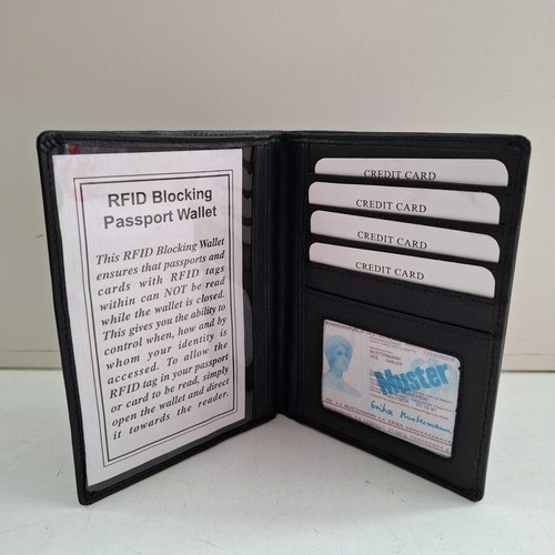 Rfid vintage genuine - rfid, leather