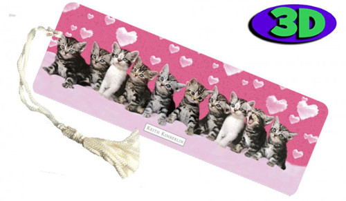 Kitten love moving hologram - 3d,