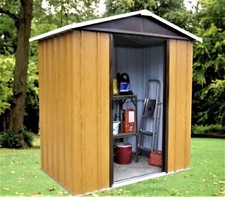 765 Returned Yardmaster Apex Metal Garden Shed - Maximum Ext Size 6'8"x 4' 6"