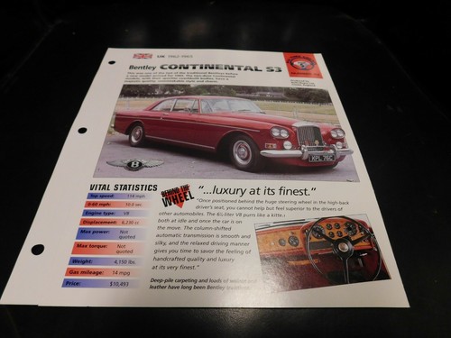1962 1965 bentley - 1962-1965, continental