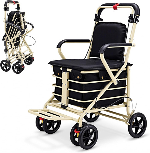 Foldable walk and rest - and,