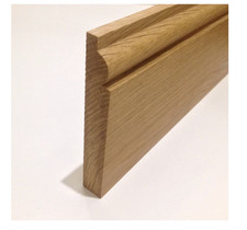 NEW 1m Oak Torus Skirting Board