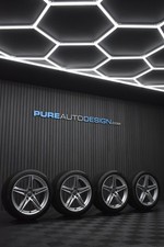 Four Genuine 18" Audi A4 A5 Alloy Wheels With Pirelli Tyres SET OF FOUR