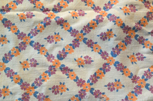 Vtg full feedsack fabric - feedsack,