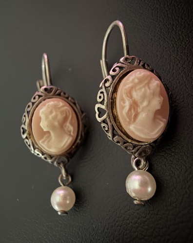 Vintage sterling silver cameo - sterling,