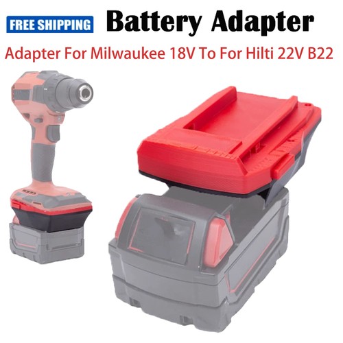 Battery adapter for - adapter, milwaukee
