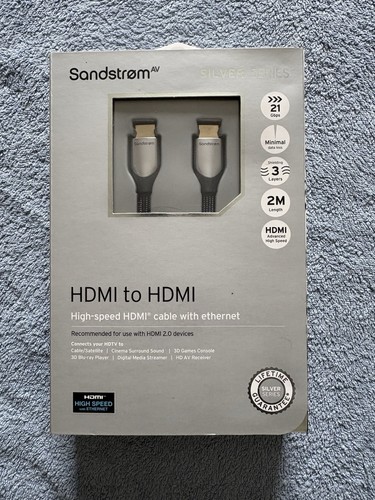 Sandstrom silver series hdmi - sandstrom,