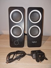 Logitech Z200 twin speakers for PC/laptop – No box, tested, working