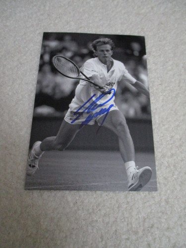 Stefan edberg signed 4x6 - stefan,