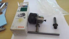 NEW  BOSCH 1/2 INCH DRILL CHUCK  1/2 -20 UNF THREAD  AND ONE SDS PLUS ADAPTER