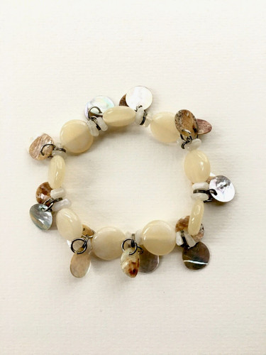 Vintage bracelet with ivory - vintage,