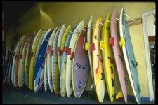 062089 Waiting To Sail Board Fever A4 Photo Print