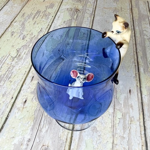 Vintage blue brandy - brandy, shape