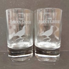 Pair FAMOUS GROUSE Etched